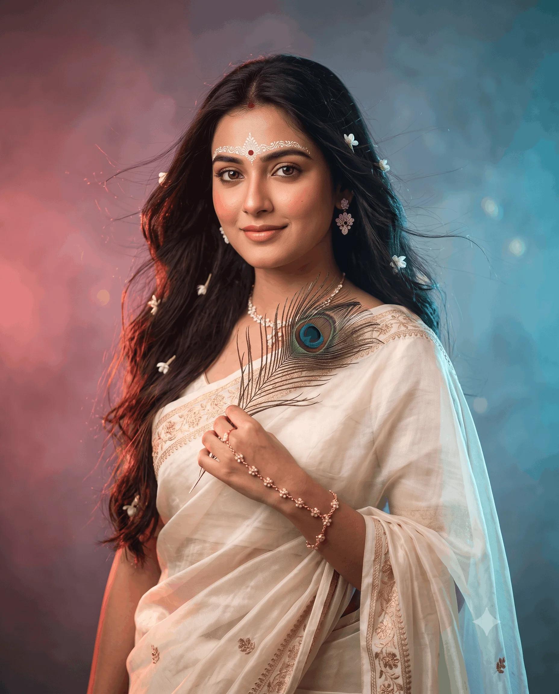 A Beautiful Young Indian Girl Photo Prompt Copy Paste