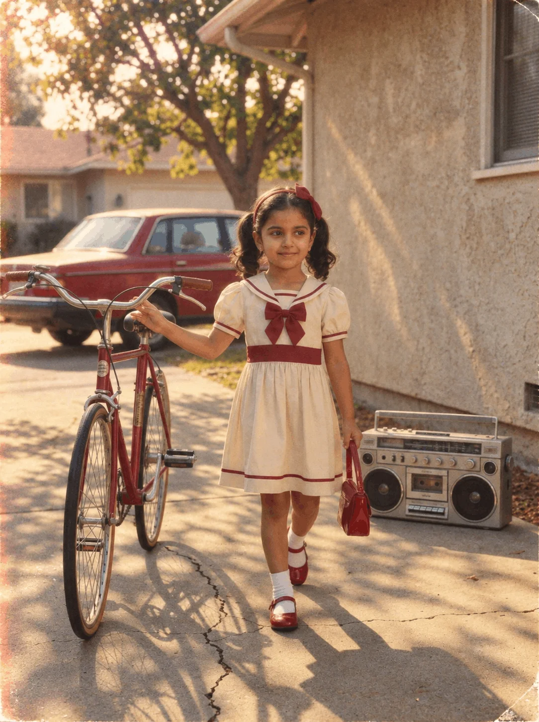 Girls 1980s analog film photograph prompts for chatgpt